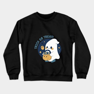 Halloween Trick or Treat Designs Crewneck Sweatshirt